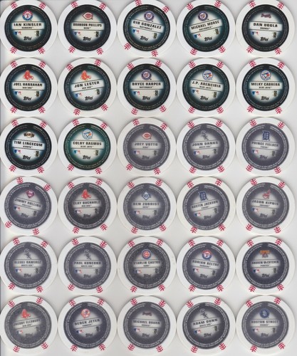 2013 Topps MLB Chipz - Gold Foil Poker Chips - You Pick Your Chipz - Picture 6 of 64