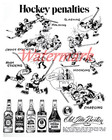 NHL Hockey Penalties Advertisement by Old Mr. Boston  8 X 10 Photo Picture