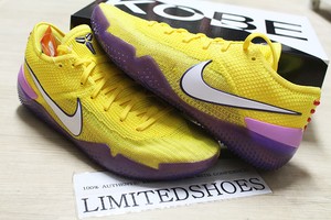 NIKE KOBE AD NXT 360 LAKERS giallo STRIKE bianca viola AQ1087 700 NIKE KOBE AD NXT 700 360 LAKERS giallo STRIKE bianca viola AQ1087 700 NXT 6f0fa1