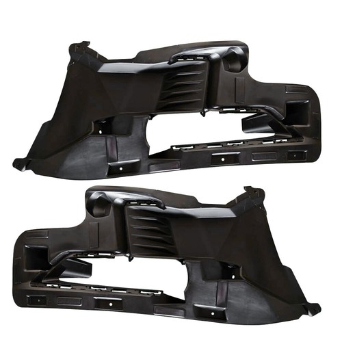 New For 18-19 Ford Explorer Front Bumper Skid Plate+3Pcs Molding Trim+Brackets - Picture 4 of 8