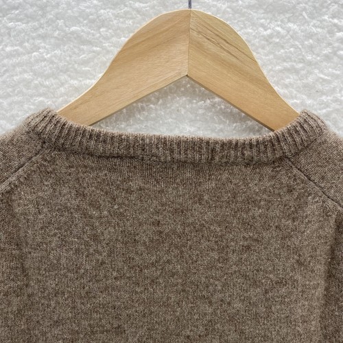 Vintage Marc Jeffries Sweater Men Large Brown Lambswool Pullover V-Neck Vest Top - Picture 11 of 21