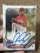 2019 Bowman Chrome Prospects Auto Francisco Morales #CPA-FM Auto