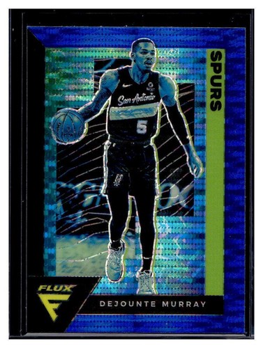 2020-21 Panini Flux Blue Pulsar Prizm #158 Dejounte Murray Target