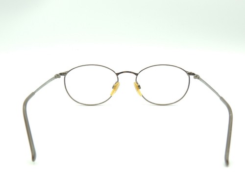 Marco de gafas ovalado de bronce vintage Giorgio Armani 188 - Imagen 5 de 9
