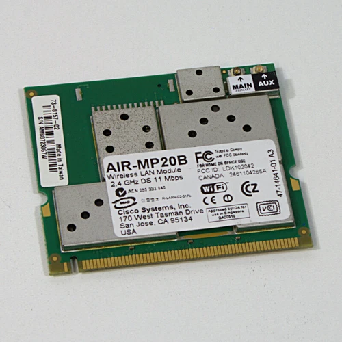 Cisco Air-MP-20B PC Portable WLAN Module sans Fil PCI Adaptateur Utilisé