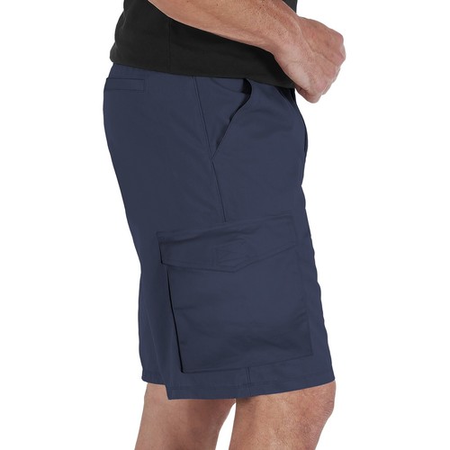 Pantalones cortos/esenciales elásticos esenciales/esenciales informales de verano con frente plano para hombre talla 30 - Imagen 2 de 3