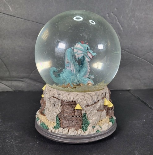 Blue Dragon on Castle Figurine Music box Price Products NJ - Picture 4 of 9