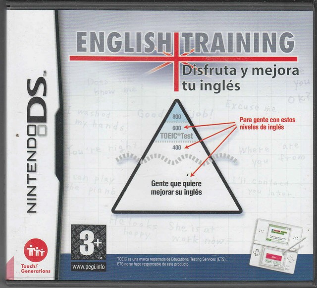 ENGLISH TRAINING Disfruta y mejora tu ingles Videogioco Nintendo DS spagnolo ENGLISH TRAINING Disfruta y mejora tu ingles Videogioco Nintendo DS spagnolo