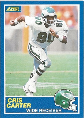 1989 Score Cris Carter #72 RC Minnesota Vikings HOF