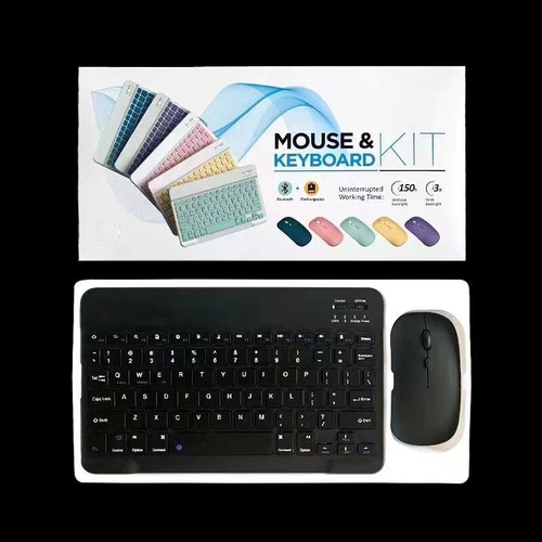 Wireless Bluetooth mouse keyboard suit ultrathin Rechargeable for PC ipad Mac - Picture 4 of 18