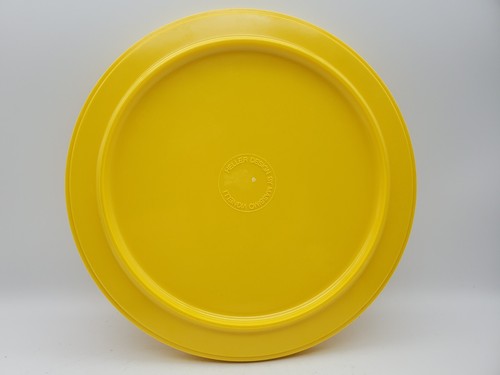  Vintage Melamine Dinner Plates by Heller Massimo 9 3/4" Yellow MCM, 9 - Bild 13 von 17
