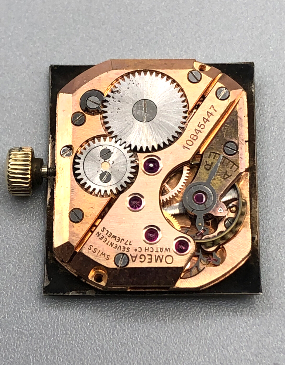 40s Vintage Dunn & Co 7 3/8 59cm オープンロード RARE 40s VINTAGE OMEGA Cal.R17.8 MENS WATCH Ref.3873 MOVEMENT DIAL