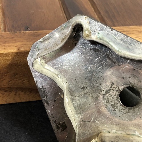 Folk Art Farm Animal Cow Bull Tin Cookie Cutter Primitive Antique 4.5" Retro - Picture 2 of 11
