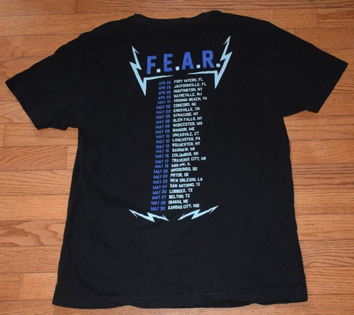 Papa Roach FEAR Concert Tour T-Shirt - Black - Size L - Rock / Metal - Picture 4 of 7