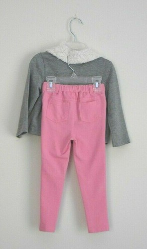 Miniville 2 PCS Outfit Pink Pants & Gray Top w/ Zipper Infant/ Toddler 24 Month - Picture 12 of 12