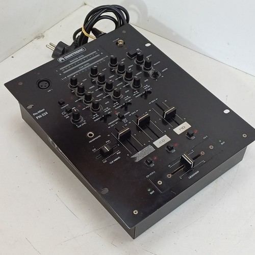 Omnitronic PM-524 Pro Mixer 3 Channel DJ-Mixer 3x Phono - Foto 2 di 19