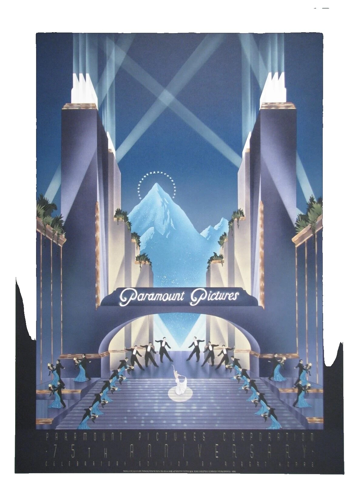 艺术装饰城市风光艺术印刷品