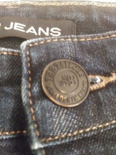 Pantalones de mezclilla para hombre Mavi Zach rectos azules 38x29 tiro medio elásticos lavados oscuros usados en excelente estado - Imagen 11 de 16