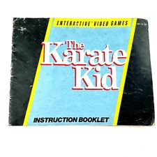 The Karate Kid NES 1987 Enteractive Video Game Manual Instruction Booklet ONLY