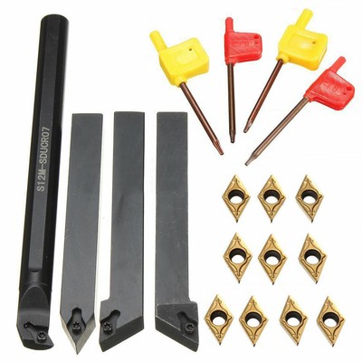 10x DCMT0702 Wendeplatten SDJCR1212H07 Bohrstange Drehmeißel Wendeplattenhalter 10x DCMT0702 Wendeplatten SDJCR1212H07 Bohrstange Drehmeißel Wendeplattenhalter