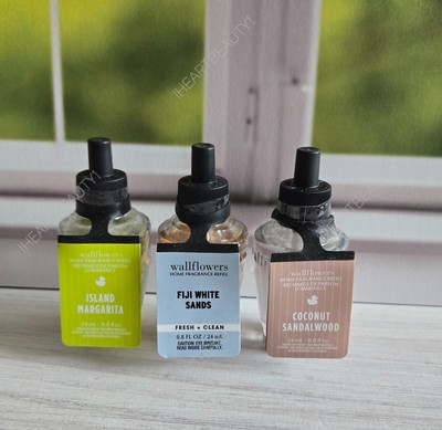 bath and body works island margarita Fiji white sands coconut sandalwood refill