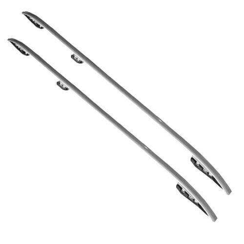 2 PIEZAS rieles portaequipajes de techo aptos para Range Rover L405 SWB 2013-2021 barras portaequipajes plateadas - Imagen 2 de 7