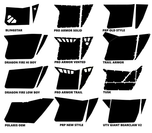 Polaris RZR 800 800s graphics kit 2011 2012 2013 2014 matching door wrap #2500 - Picture 2 of 10