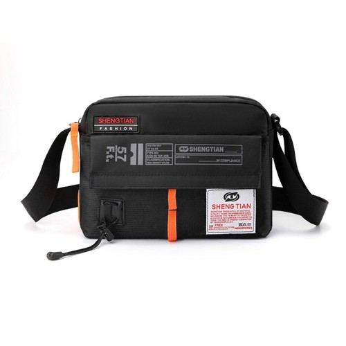 Nylon Men Sling Bag Storage Crossbody Casual Travel Bag - Bild 8 von 13