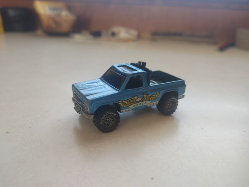 Vintage 1977 Mattel Hot Wheels Blue Real Riders GMC Eagle Truck Diecast
