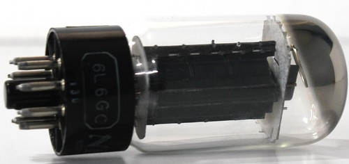 6L6GC NEC Black Base Black Plate Made in Japan Amplitrex AT1000 tested Qty 1 Pc - Picture 6 of 8