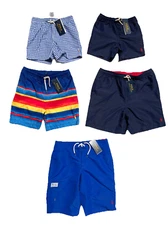 Polo Ralph Lauren Boy's Swim Trunks or Board Shorts, Mesh Lined; Sizes 5-12, NWT
