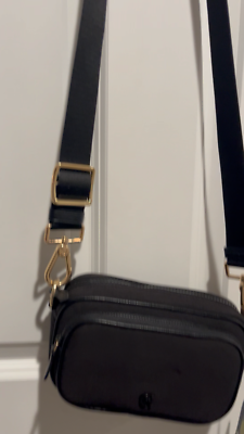 COLE HAAN Crossbody Bag TRANSIT GRAND SERIES Black Neoprene