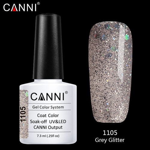 CANNI Premium UV LED Soak Off Nail Gel Nail Polish Top Base Colour Coat Varnish - Picture 125 of 131