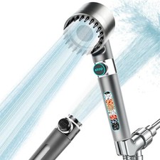 Setting High Pressure Shower Envy Shower Head with Beads Water Saving Durable