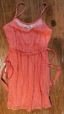 Forever 21 Size S Petite Women’s Peach Lace Lined Dress