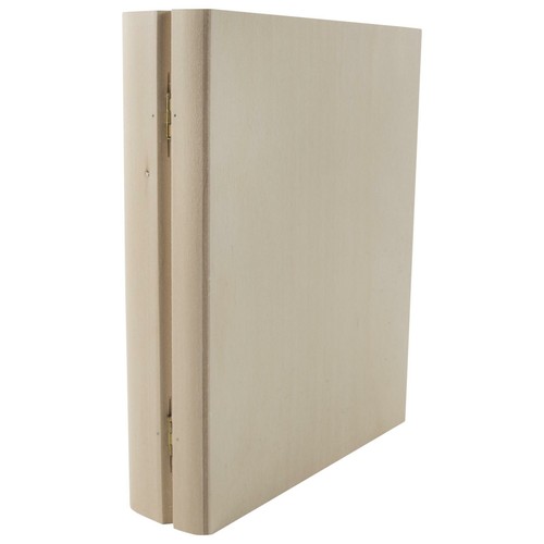 Lockable Wooden Decorative Bookcase Box Accessories Holder Cover 21x17x4.5 cm - Picture 8 of 10