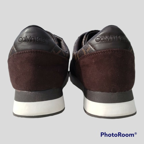 Zapatos para mujer Calvin Klein con cordones marrones de cuero sintético talla 10 nuevos sin caja - Imagen 9 de 11