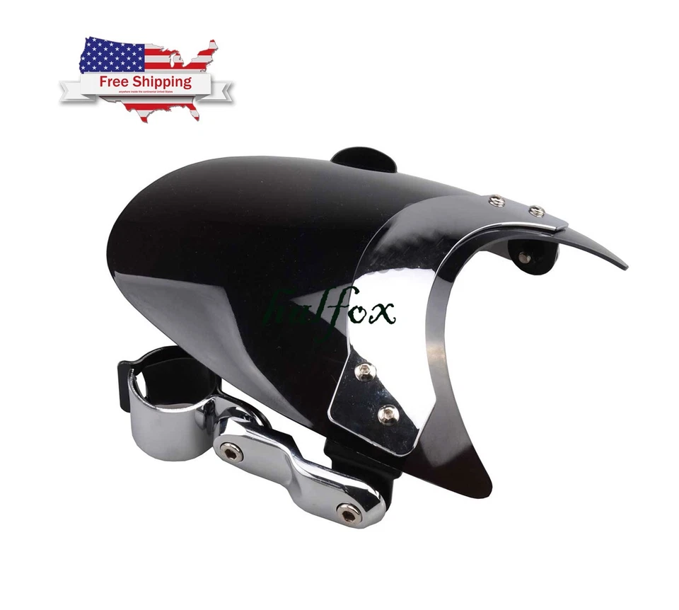 US Black Windscreen Windshield For Suzuki GZ250 S40 S50 S83 Savage VS1400 - Image 2 of 4