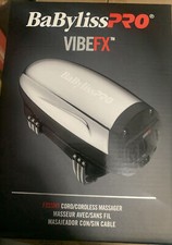 BaByliss PRO VibeFx Hand Massager Cord/Cordless - Silver - FXSSM1