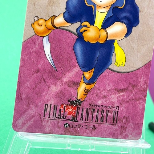 Locke Cole FINAL FANTASY VI Carddass Nr. 24 Bandai 1994 FF6 Square Retro - Bild 8 von 8