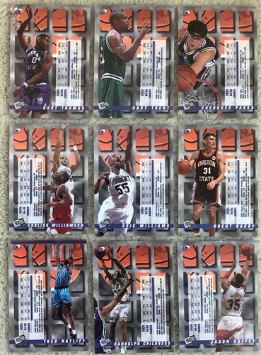 3 Sets:1995 Press Pass Premium Draft Pick Basketball.36 Card Set.Loaded W Stars. - Bild 4 von 8