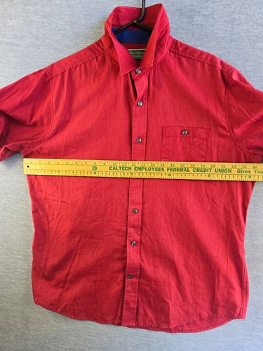 Ben Hogan Performance Golf Collection Button Shirt Red Size Large - Picture 5 of 8