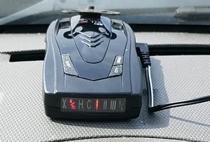 Whistler-XTR-145-Radar-Detector-Unit-amp-Power-Cord-Only