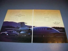 VINTAGE..PIAGGO P180 AVANTI..2-PAGE COLOR SALES AD...RARE! (851S)