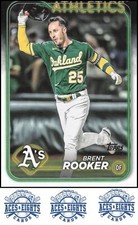 2024 Topps Brent Rooker Oakland Athletics #186