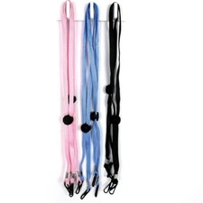 Face Mask Lanyards, Adjustable 6 Count, Assorted Colors- Reading Glasses- New