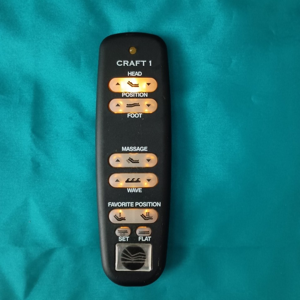 Craftmatic Adjustable Bed Craft 1 Remote Control Tested eBay