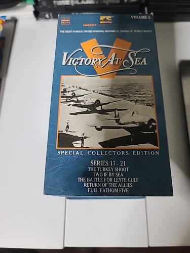 Victory at Sea Special Collectors Prepack (VHS, 6-Tape Set) Tested And Working - Picture 8 of 9