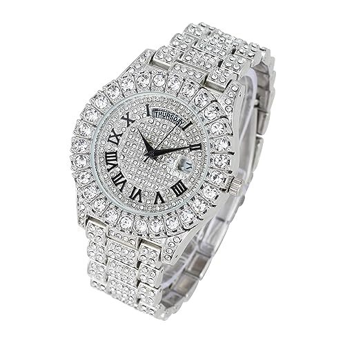 Charles Raymond Mens Watch w/Easy Read Date & Day - ST10535 - Picture 74 of 98
