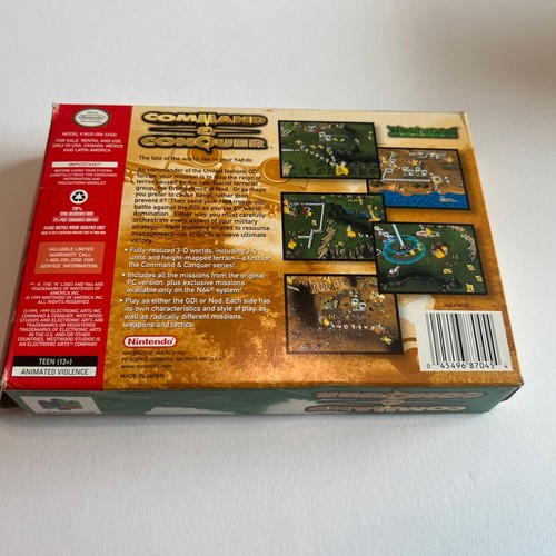 Command & Conquer (Nintendo 64, 1999) CIB - Picture 14 of 14